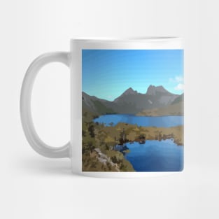 Cradle Mountain Digital Painting Mug